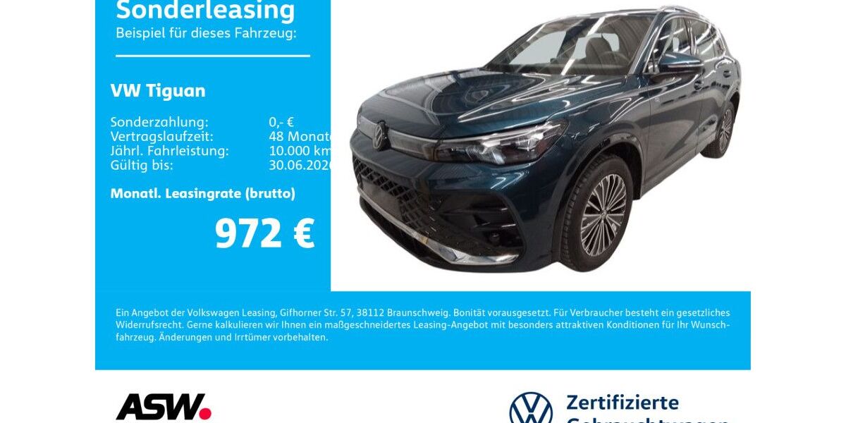 VW Tiguan 14.990 km 68.930 &euro; Neckarsulm 74172