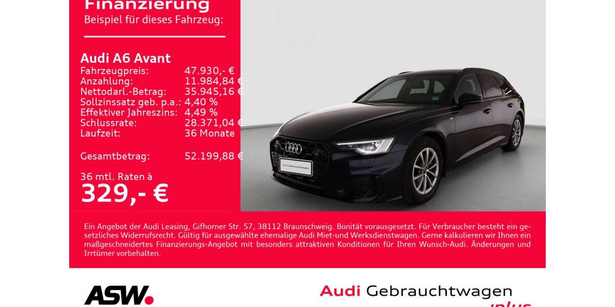 Audi A6 29.600 km 47.930 € Heilbronn 74074