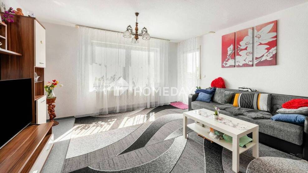 Gut geschnittene Zweizimmerwohnung mit Loggia, Stellplatz und grüner Aussicht 2 zimmer