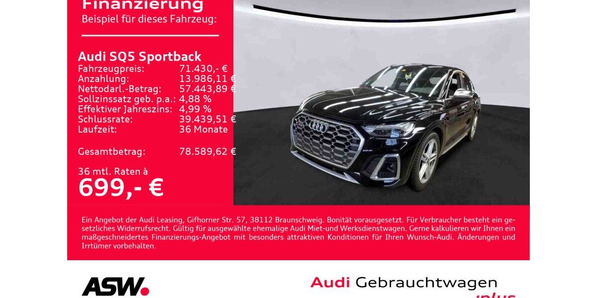 Audi SQ5 20.990 km 71.430 &euro; Heilbronn 74074