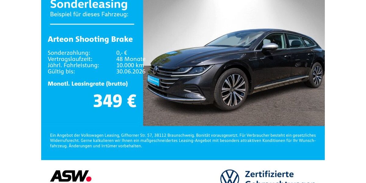 VW Arteon 60.800 km 24.860 &euro; Neckarsulm 74172