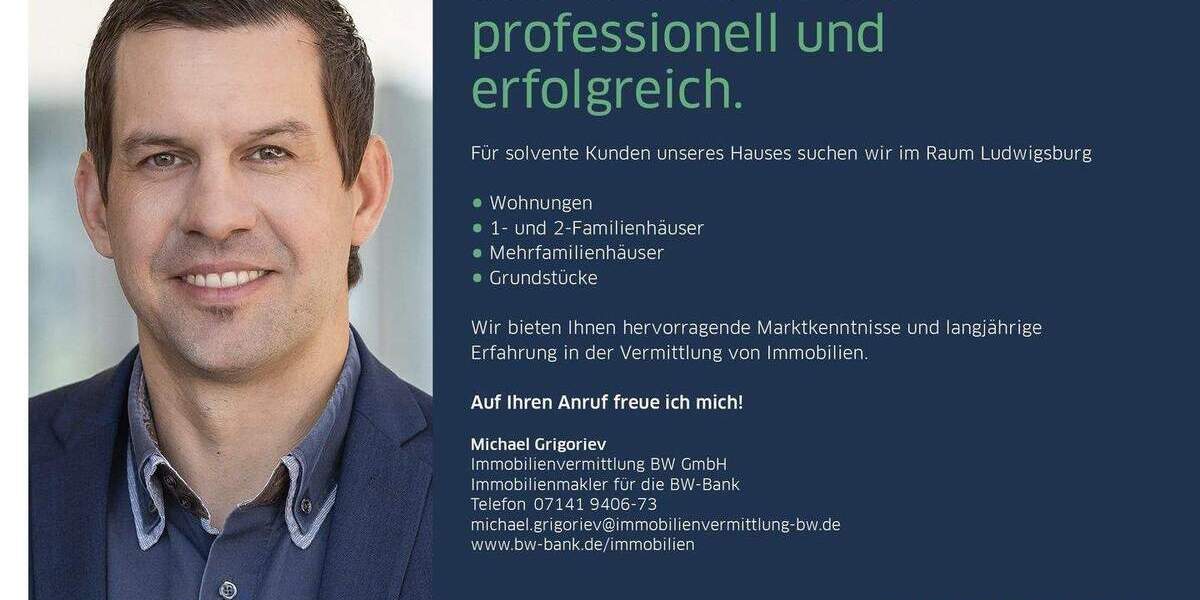 Etagenwohnung Ludwigsburg Neckarweihingen - 1 Zimmer, 44 m&sup2;, 139.000&euro; | Angebot:25679820