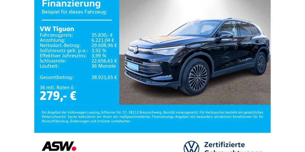 VW Tiguan 24.700 km 35.830 &euro; Neckarsulm 74172