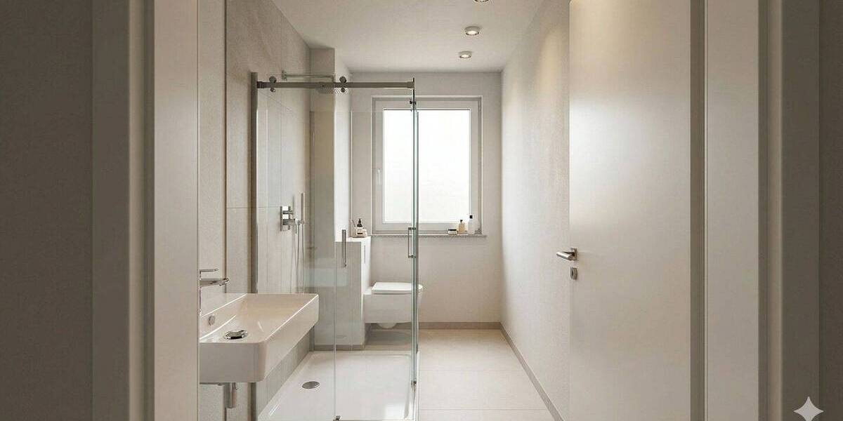 Etagenwohnung Ludwigsburg Oßweil - 3 Zimmer, 63 m&sup2;, 1.100&euro; | Angebot:26817842