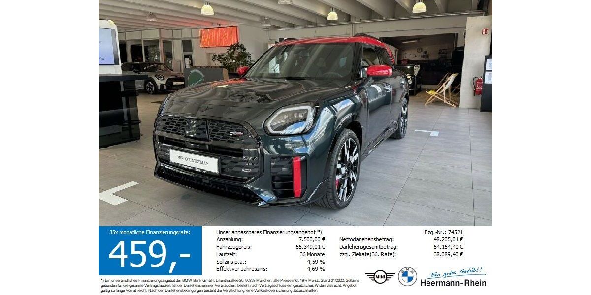 Mini John Cooper Works Countryman 16.800 km 47.880 € Heilbronn 74076