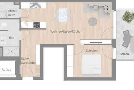 Wohnung Besigheim - 2.5 Zimmer, 65 m&sup2;, 1.030&euro; | Angebot:27227586