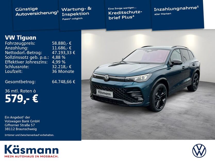 VW Tiguan 14.009 km 54.930 € Mosbach 74821