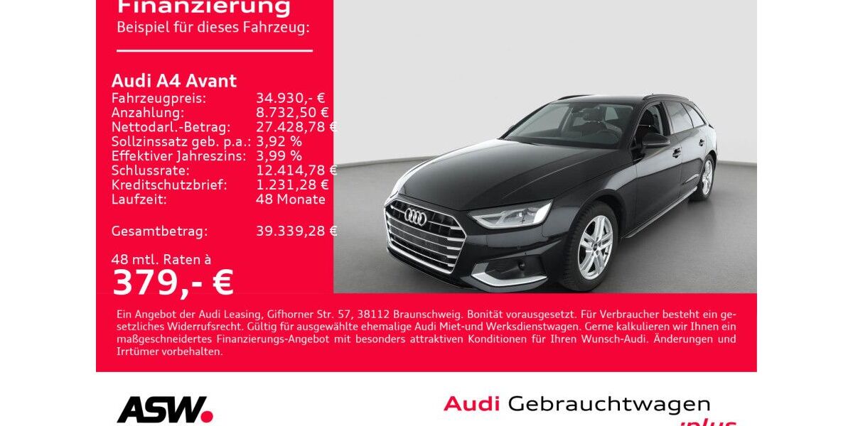 Audi A4 23.500 km 34.930 &euro; Heilbronn 74074