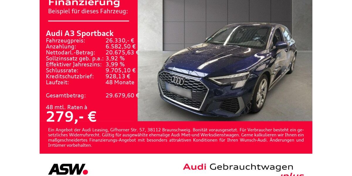 Audi A3 73.900 km 26.330 &euro; Heilbronn 74074