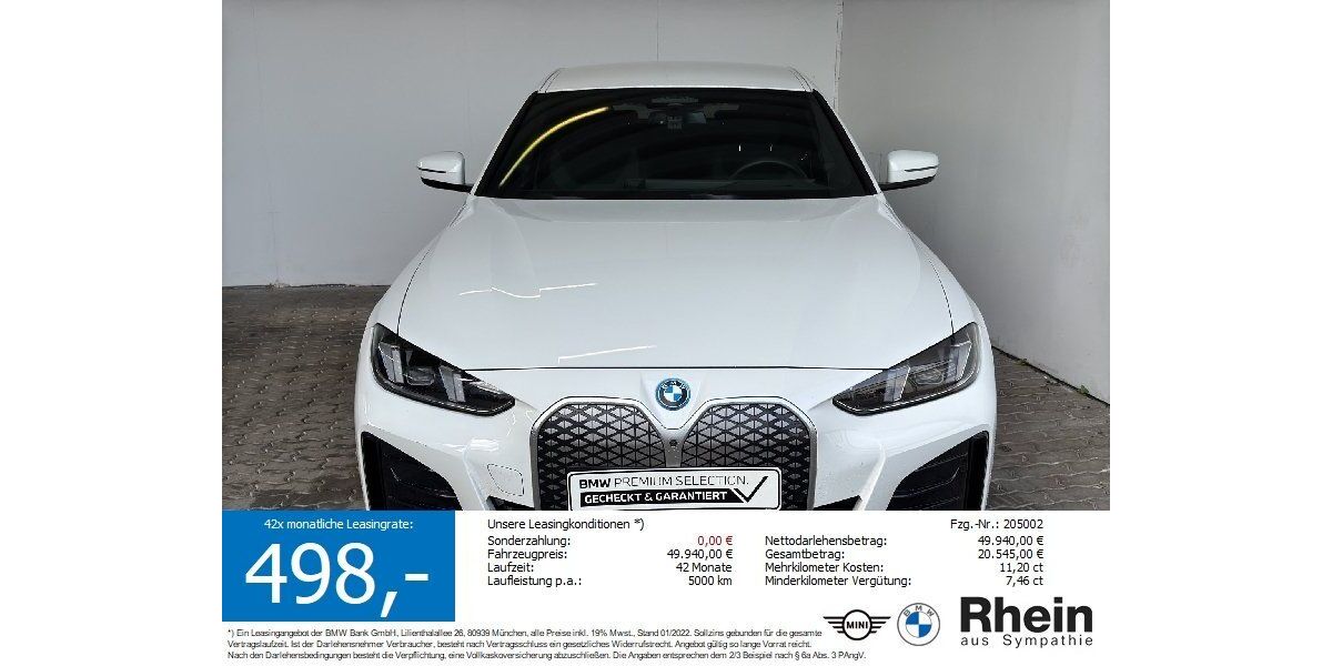 BMW i4 24.327 km 47.980 € Heilbronn 74076