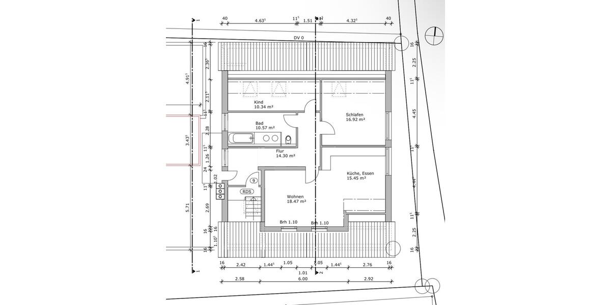 Dachgeschoßwohnung Mundelsheim - 3 Zimmer, 86 m&sup2;, 1.100&euro; | Angebot:26125714