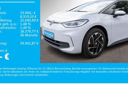 VW ID.3 17.800 km 32.890 € Neckarsulm 74172