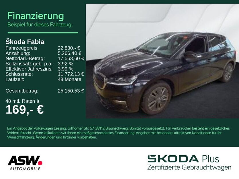 Skoda Fabia 18.500 km 22.830 € Bad Rappenau 74906