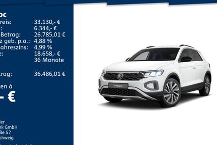 VW T-Roc 9.900 km 33.130 € Mosbach 74821