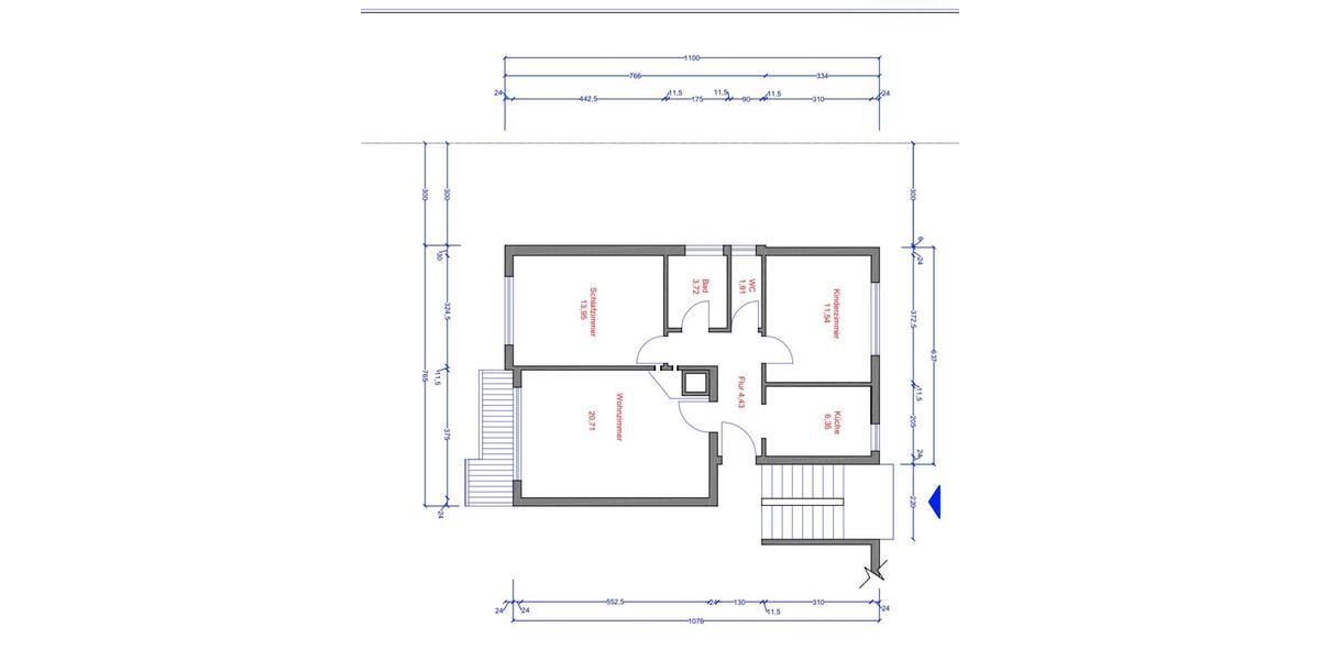 Erdgeschoßwohnung Ludwigsburg Eglosheim - 3 Zimmer, 69 m&sup2;, 289.000&euro; | Angebot:26116160