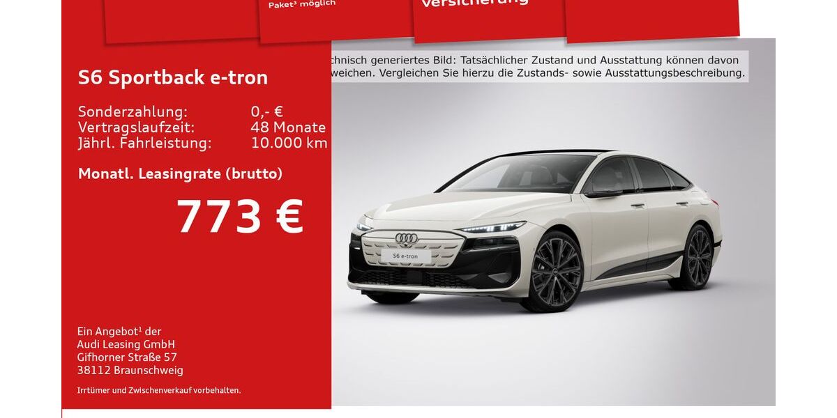 Audi S6 e-tron 7.309 km 86.650 &euro; Mosbach 74821
