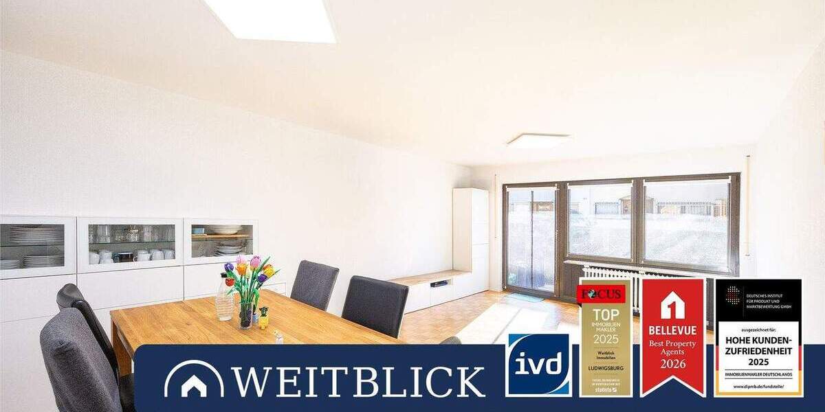 Etagenwohnung Freiberg am Neckar Beihingen - 4 Zimmer, 81 m&sup2;, 299.000&euro; | Angebot:25879828