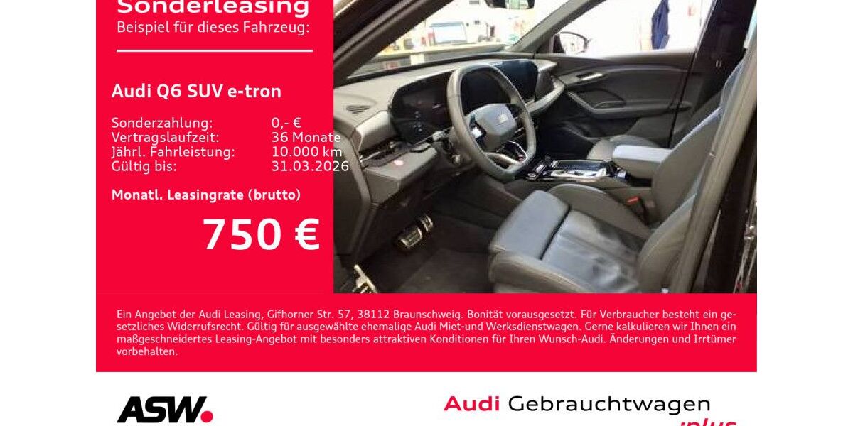 Audi Q6 e-tron 9.500 km 68.830 &euro; Heilbronn 74074