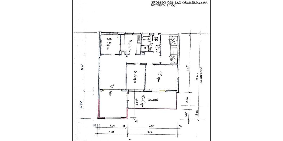 Wohnungsswap - 4 Zimmer, 80 m² - Hohenheimer Straße, Backnang 4 zimmer
