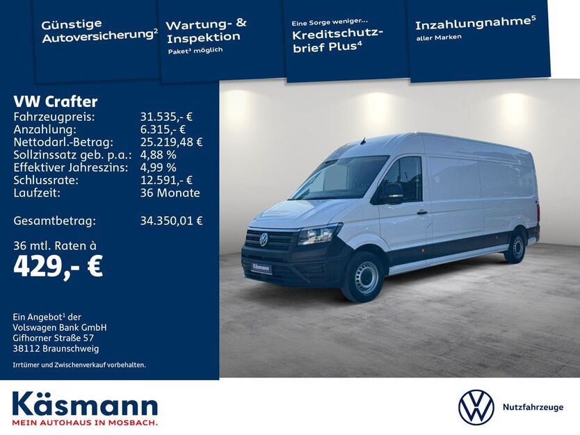VW Crafter 40.748 km 31.535 € Mosbach 74821