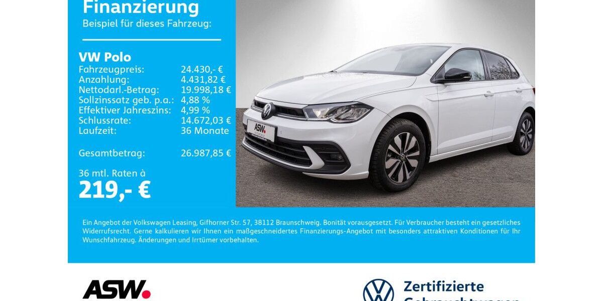 VW Polo 15.300 km 24.430 &euro; Sinsheim 74889