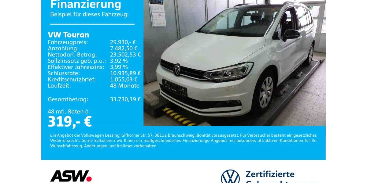 VW Touran 74.300 km 29.930 &euro; Neckarsulm 74172