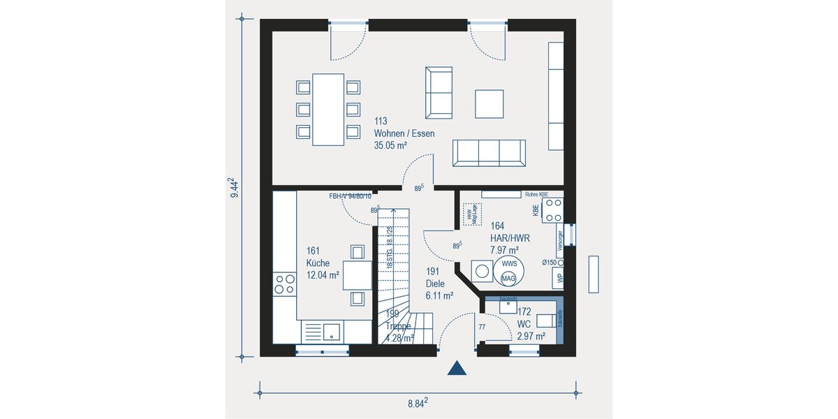 Ihr Eigenheim in Heilbronn-Sontheim: Modernes Einfamilienhaus inklusive Grundstück - Einfamilienhaus Heilbronn Sontheim | Angebot:27643616