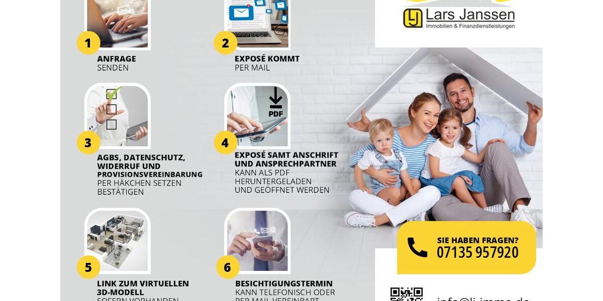 Erdgeschoßwohnung Bönnigheim - 3 Zimmer, 95 m&sup2;, 1.050&euro; | Angebot:24252628