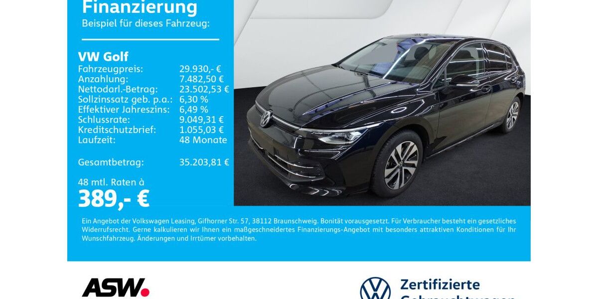 VW Golf 25.500 km 29.930 &euro; Bad Rappenau 74906