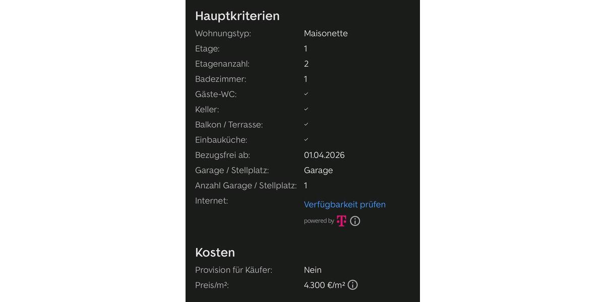 Maisonettenwohnung Heilbronn Frankenbach - 3.5 Zimmer, 415.000&euro; | Angebot:23092784