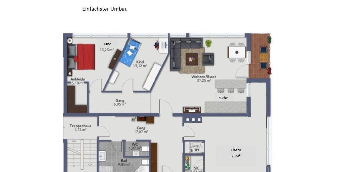 Erdgeschoßwohnung Spiegelberg - 5 Zimmer, 140 m&sup2;, 1.450&euro; | Angebot:26265560