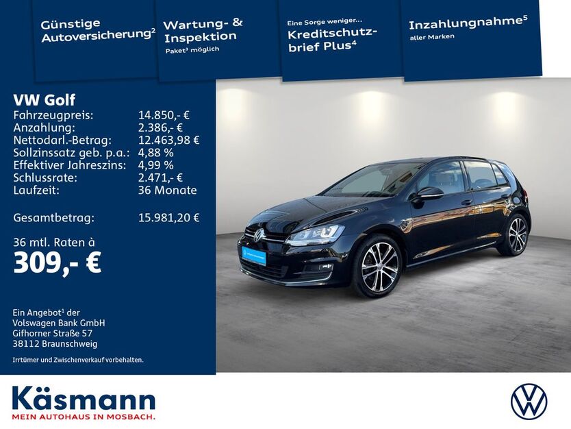 VW Golf 126.273 km 13.960 € Mosbach 74821