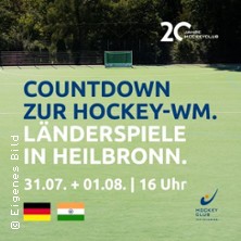 Indien - Deutschland 01.08.2026 Legasus Hockeypark