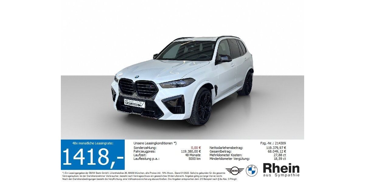 BMW X5 M 25.200 km 118.940 &euro; Heilbronn 74076
