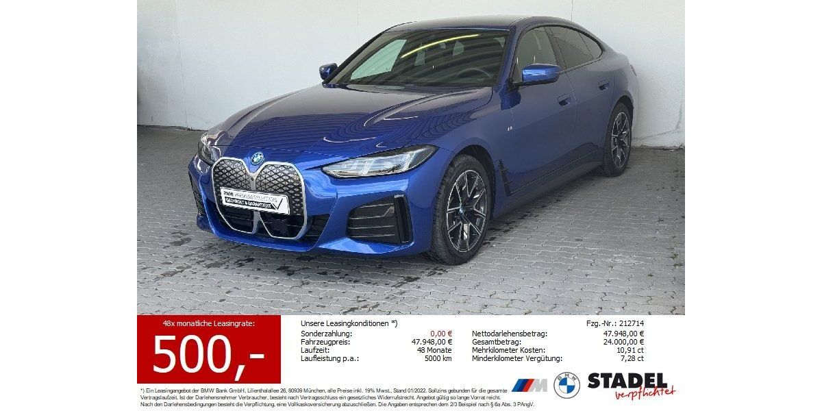 BMW i4 24.077 km 45.439 &euro; Heilbronn 74074