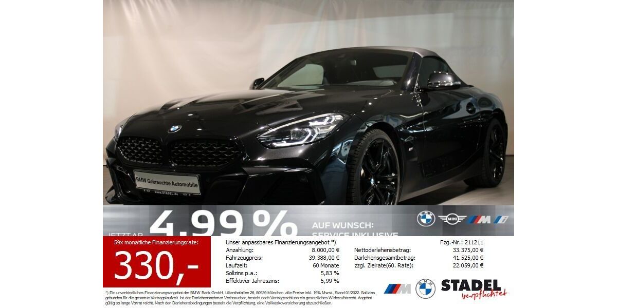 BMW Z4 47.002 km 38.679 &euro; Heilbronn 74074