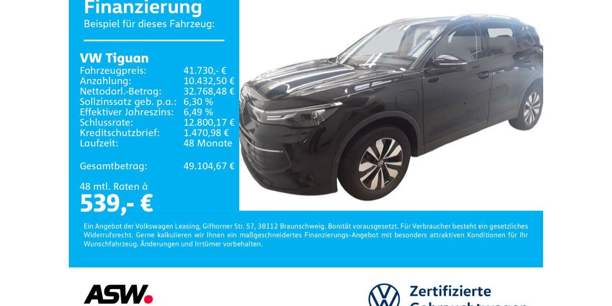 VW Tiguan 15.300 km 41.730 &euro; Bad Rappenau 74906