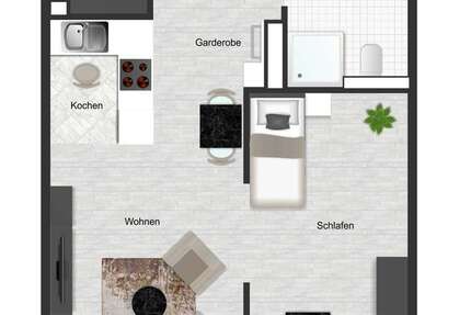 Wohnung Oedheim - 2 Zimmer, 41 m&sup2;, 144.000&euro; | Angebot:20015316