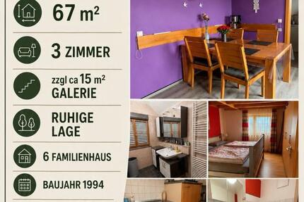 Wohnung Oedheim - 3 Zimmer, 67 m&sup2;, 279.000&euro; | Angebot:27067337