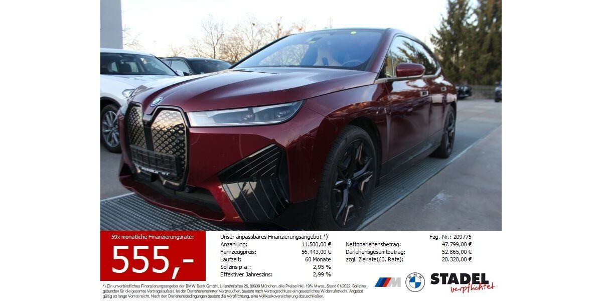 BMW iX 60.032 km 54.888 &euro; Heilbronn 74074