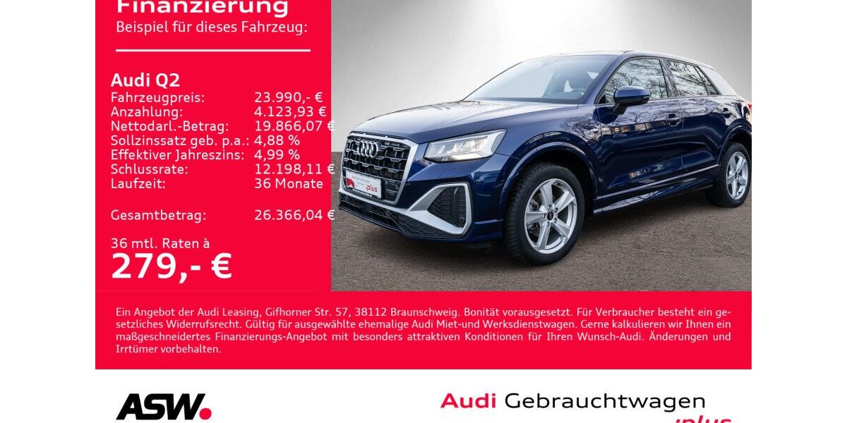 Audi Q2 58.300 km 23.990 &euro; Heilbronn 74074
