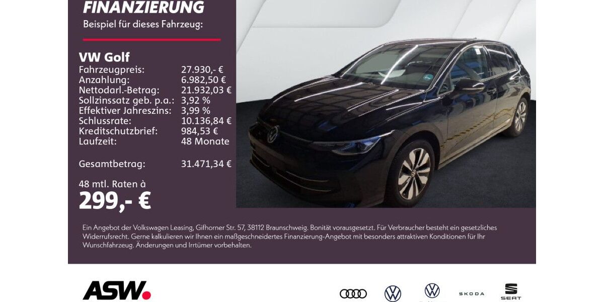 VW Golf 20.900 km 27.930 &euro; Weinsberg 74189