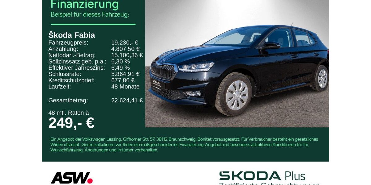 Skoda Fabia 7.800 km 18.930 &euro; Heilbronn 74076