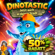 Dinotastic Live! Die Reise zum Feuervulkan 17.10.2026 Konzert- und Kongresszentrum Harmonie
