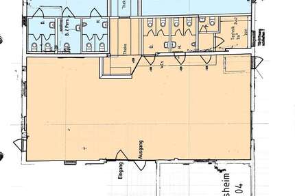 Halle in Gundelsheim 4.000 € 320 m² zimmer