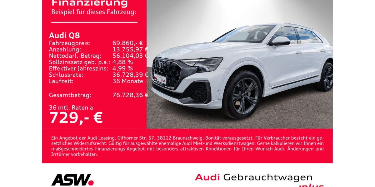 Audi Q8 56.750 km 68.490 &euro; Heilbronn 74074