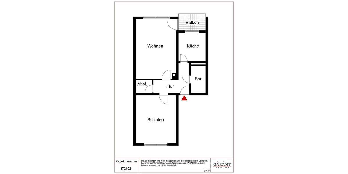 Etagenwohnung Ludwigsburg Neckarweihingen - 2 Zimmer, 53 m&sup2;, 196.000&euro; | Angebot:25707739