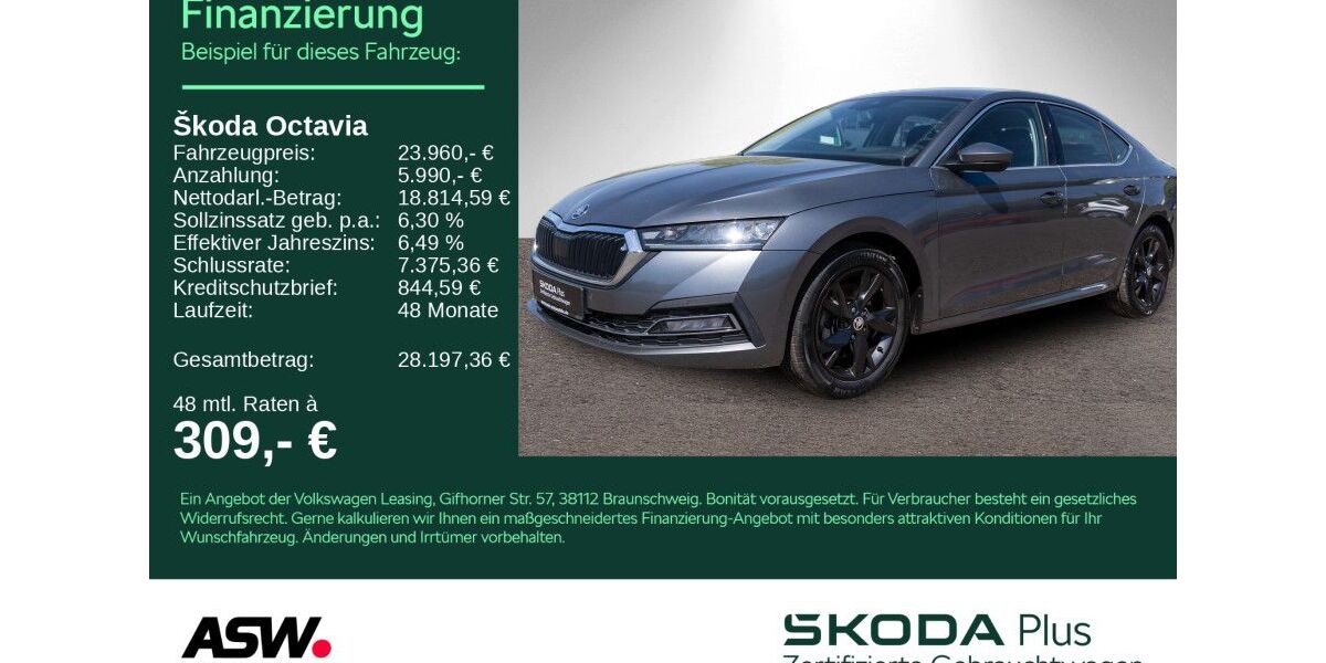 Skoda Octavia 99.000 km 22.960 &euro; Heilbronn 74076