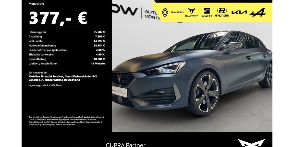Cupra Leon 16.400 km 35.980 &euro; Heilbronn 74076