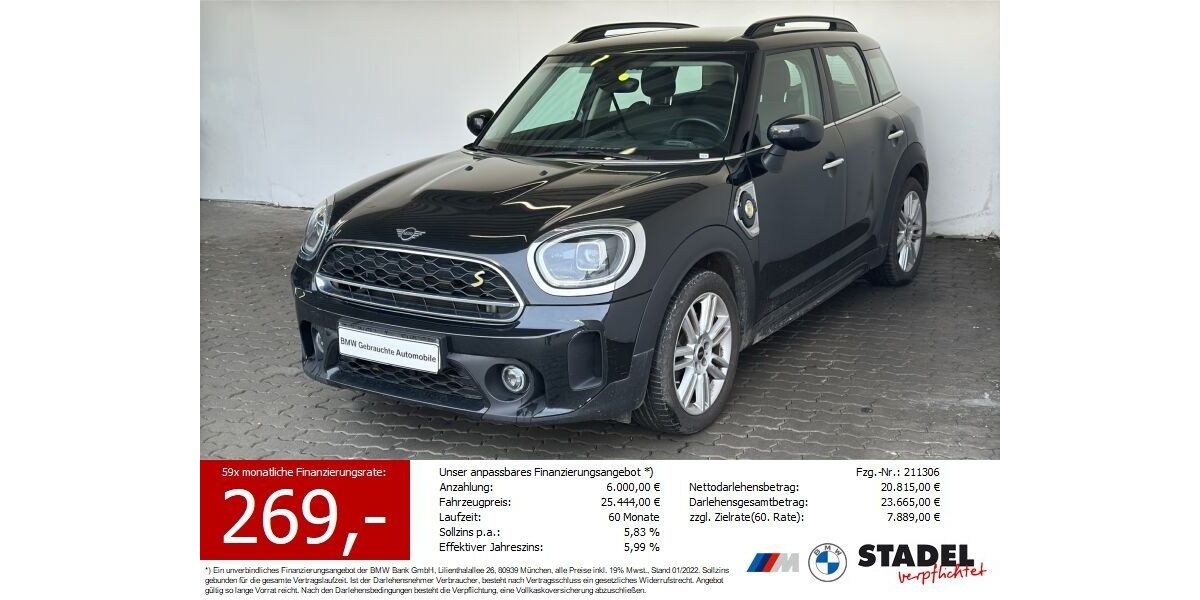 Mini Countryman SE (Cooper) 55.592 km 22.350 &euro; Heilbronn 74074
